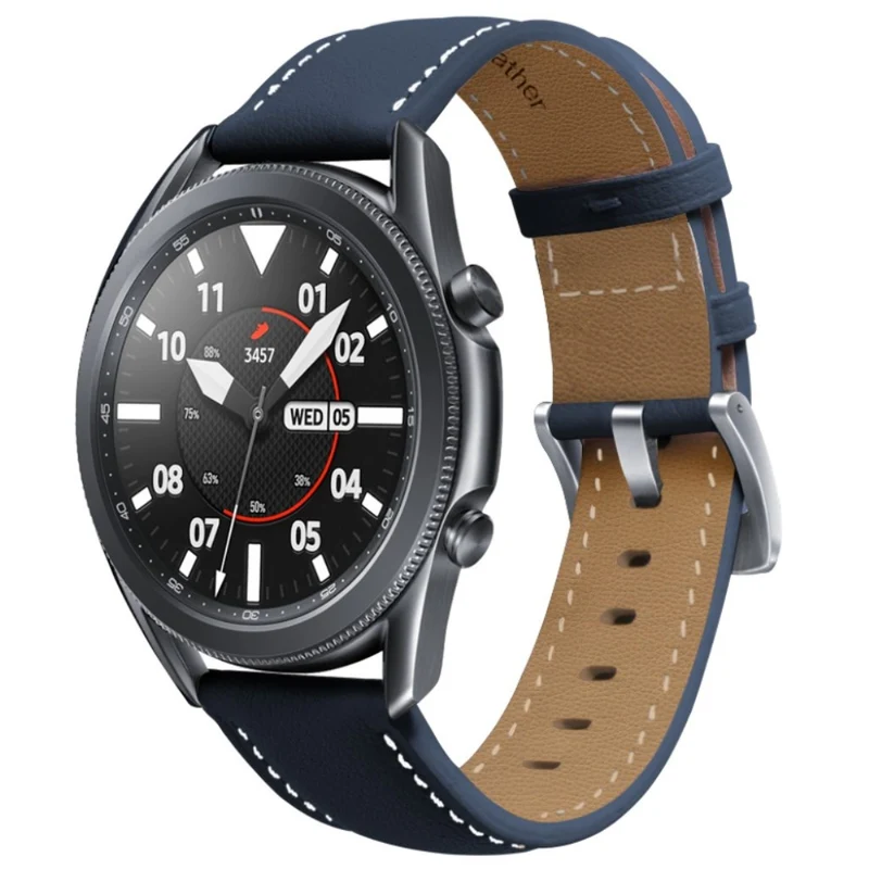 Mega zäh Samsung Galaxy Watch 3 (45mm) Echtes Leder armband