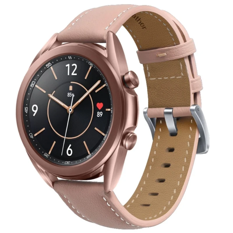 Mega zäh Samsung Galaxy Watch 3 (45mm) Echtes Leder armband