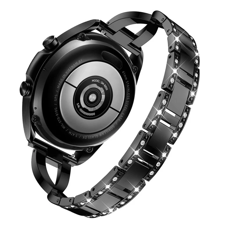 Süß Samsung Galaxy Watch 3 (45mm) Metall und Strass armband