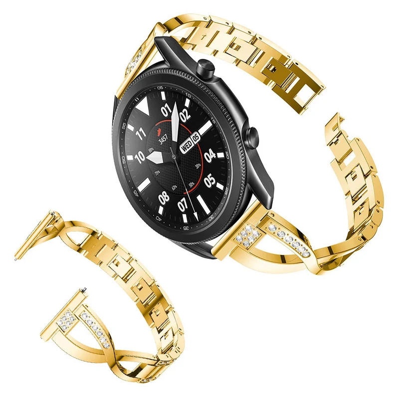 Süß Samsung Galaxy Watch 3 (45mm) Metall und Strass armband