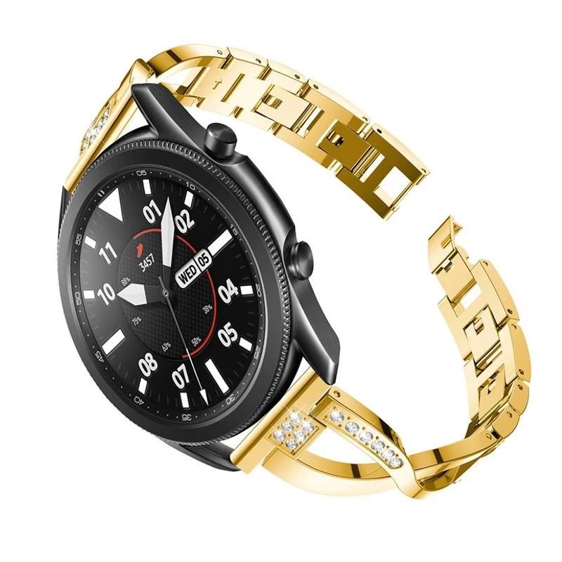 Süß Samsung Galaxy Watch 3 (45mm) Metall und Strass armband
