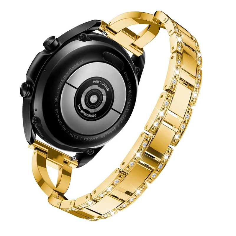 Süß Samsung Galaxy Watch 3 (45mm) Metall und Strass armband