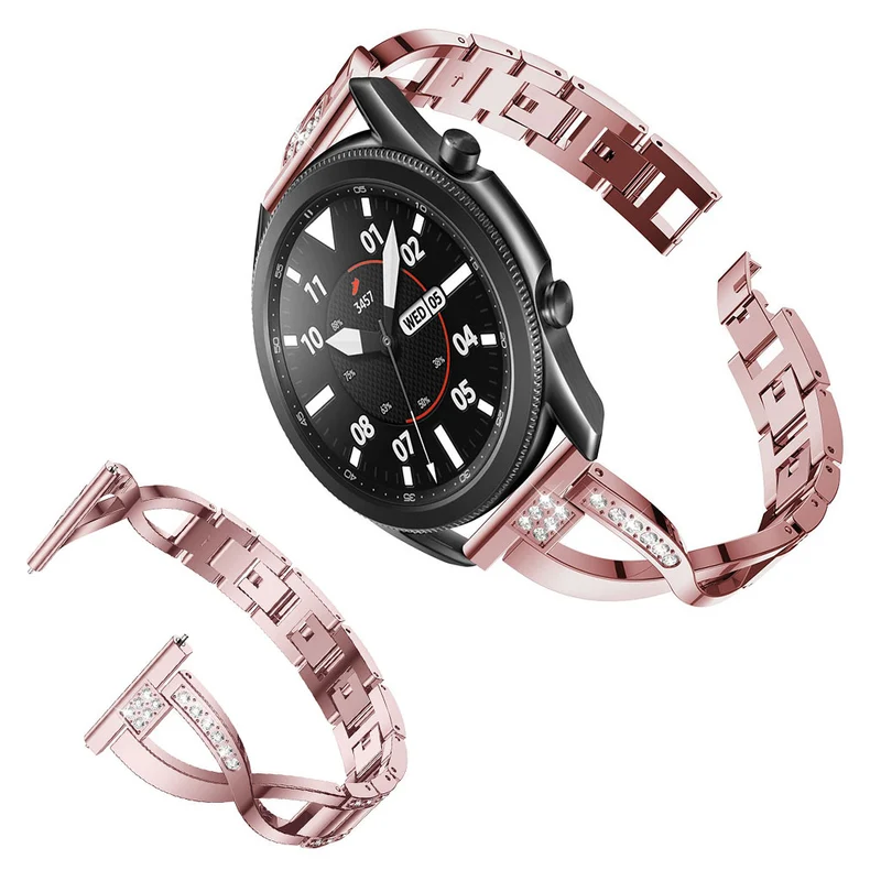 Süß Samsung Galaxy Watch 3 (45mm) Metall und Strass armband
