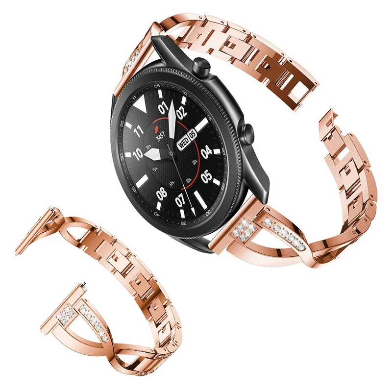 Süß Samsung Galaxy Watch 3 (45mm) Metall und Strass armband