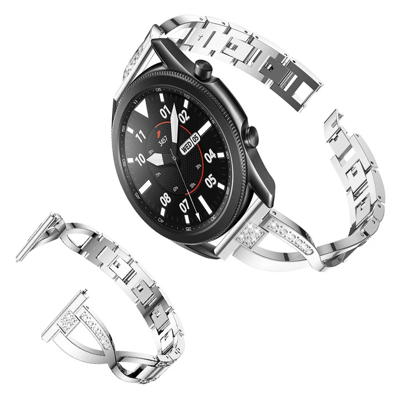 Süß Samsung Galaxy Watch 3 (45mm) Metall und Strass armband