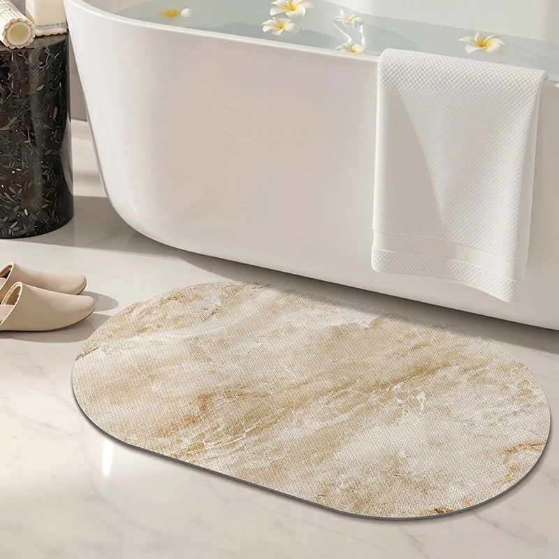 Marmorprint-Badezimmermatte für Badezimmerboden-Dekor
