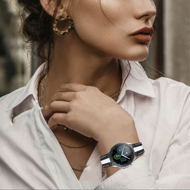 Zeitlos Universell Samsung Echtes Leder armband