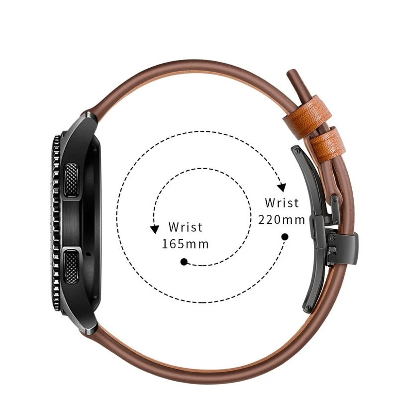 Samsung Gear S3 / Samsung Gear S3 Frontier Echtes Leder armband