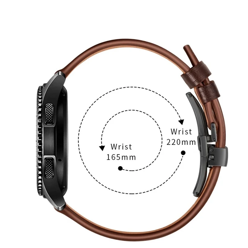 Samsung Gear S3 / Samsung Gear S3 Frontier Echtes Leder armband