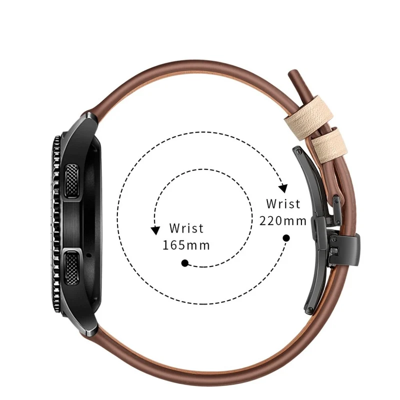 Samsung Gear S3 / Samsung Gear S3 Frontier Echtes Leder armband