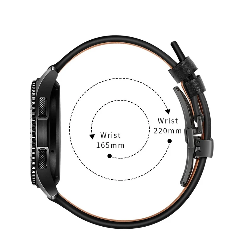 Samsung Gear S3 / Samsung Gear S3 Frontier Echtes Leder armband