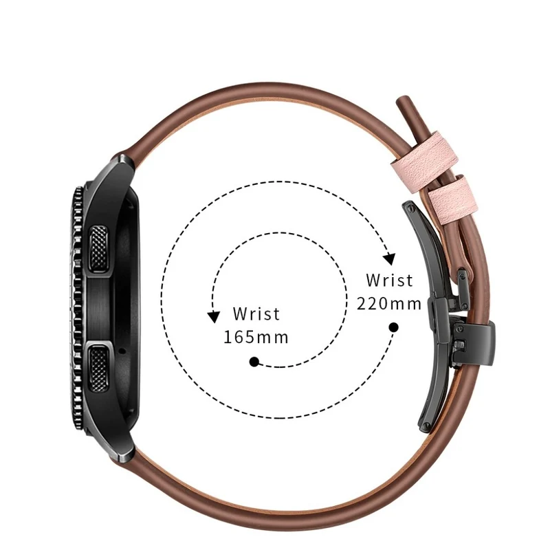 Samsung Gear S3 / Samsung Gear S3 Frontier Echtes Leder armband
