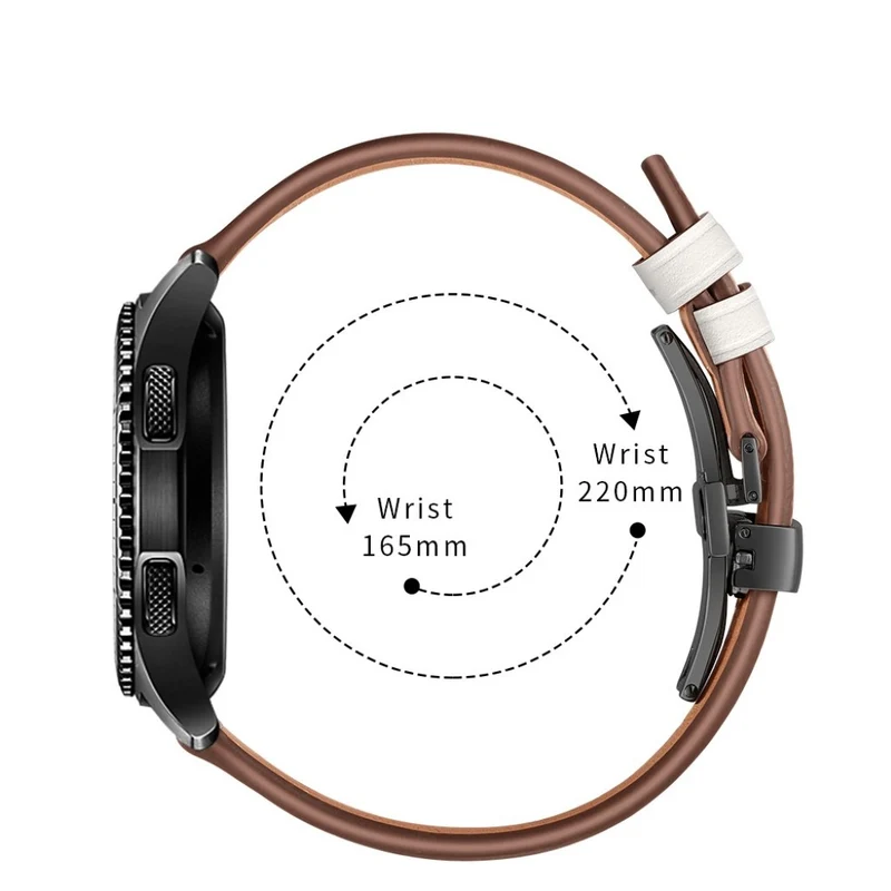 Samsung Gear S3 / Samsung Gear S3 Frontier Echtes Leder armband