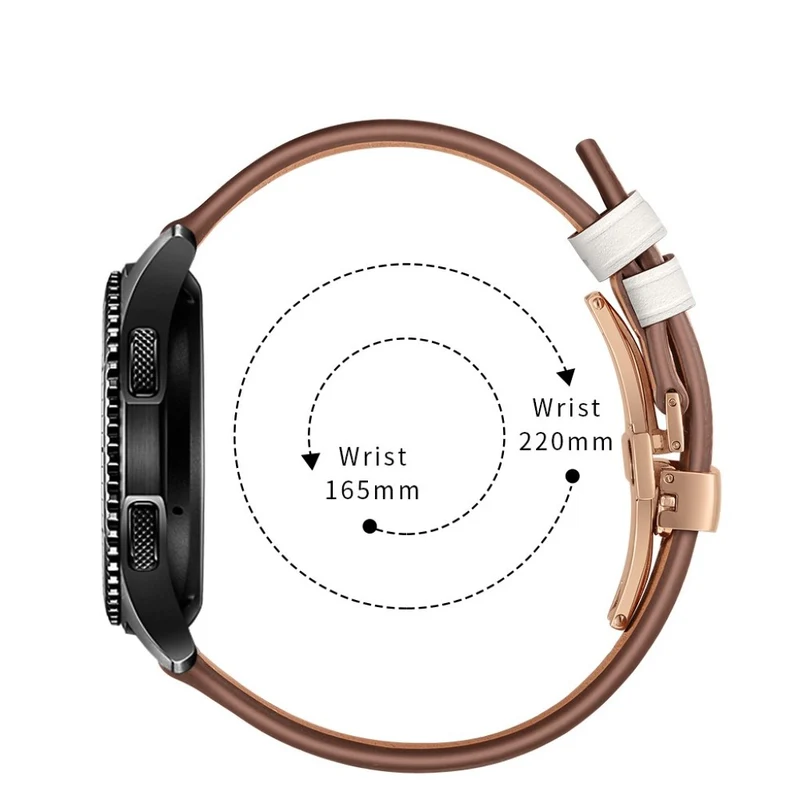 Samsung Gear S3 / Samsung Gear S3 Frontier Echtes Leder armband