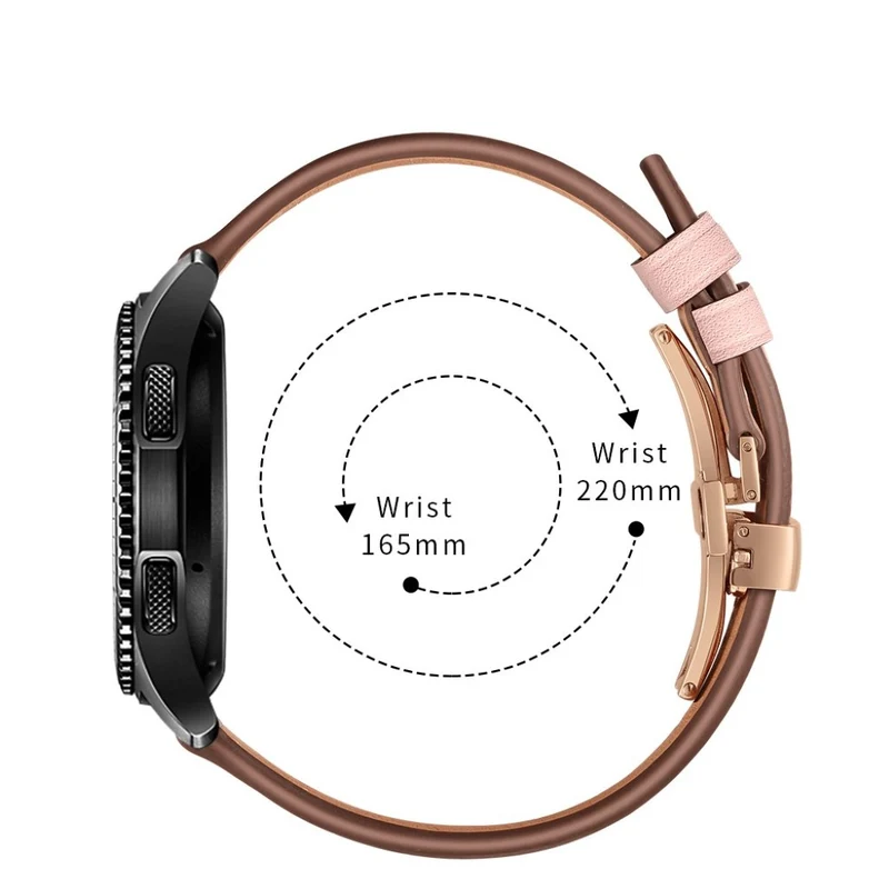 Samsung Gear S3 / Samsung Gear S3 Frontier Echtes Leder armband