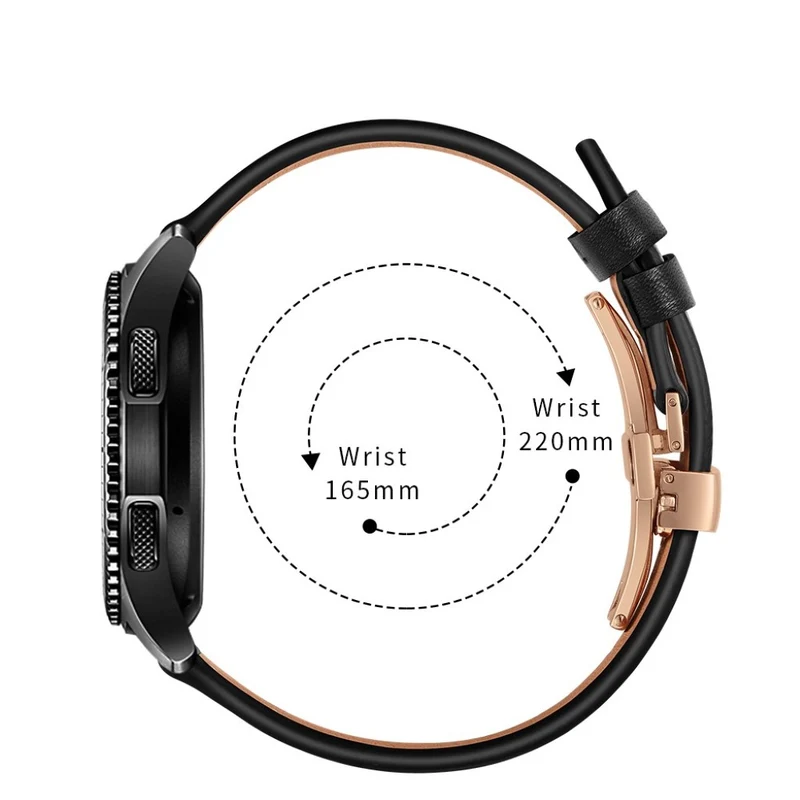 Samsung Gear S3 / Samsung Gear S3 Frontier Echtes Leder armband