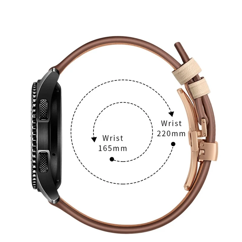 Samsung Gear S3 / Samsung Gear S3 Frontier Echtes Leder armband