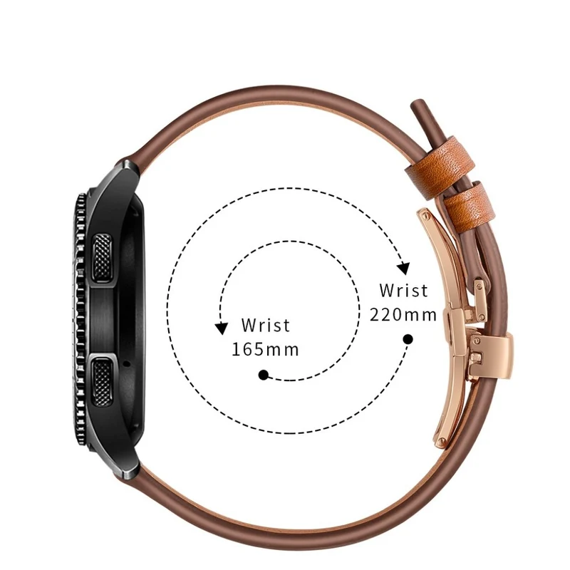 Samsung Gear S3 / Samsung Gear S3 Frontier Echtes Leder armband