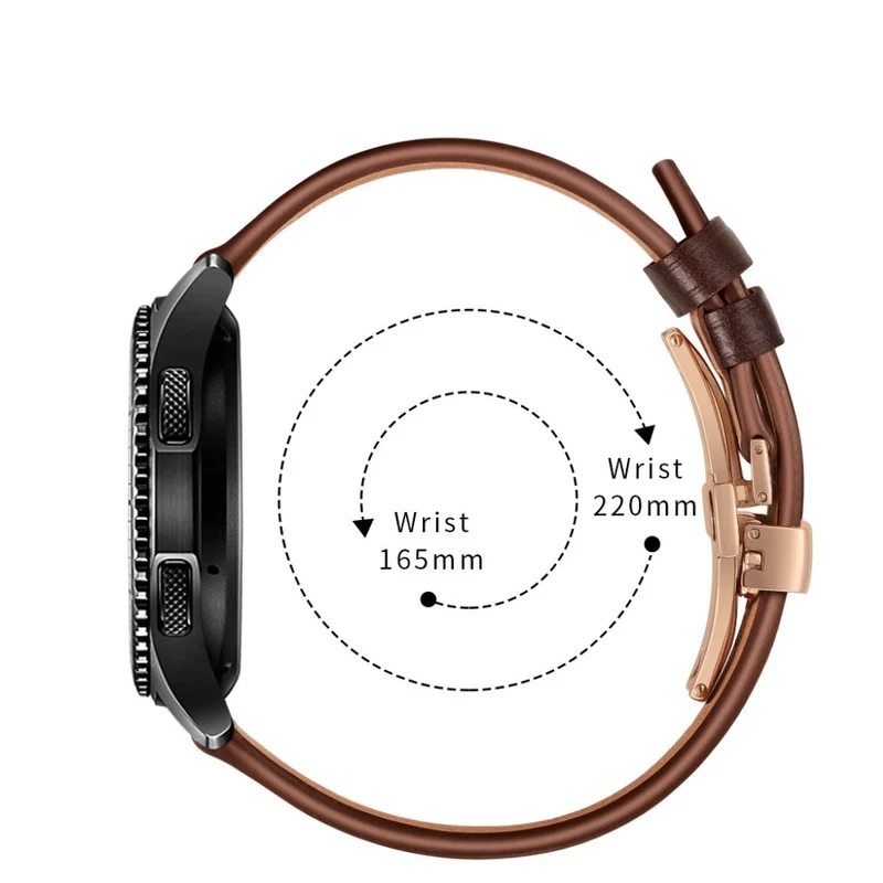 Samsung Gear S3 / Samsung Gear S3 Frontier Echtes Leder armband