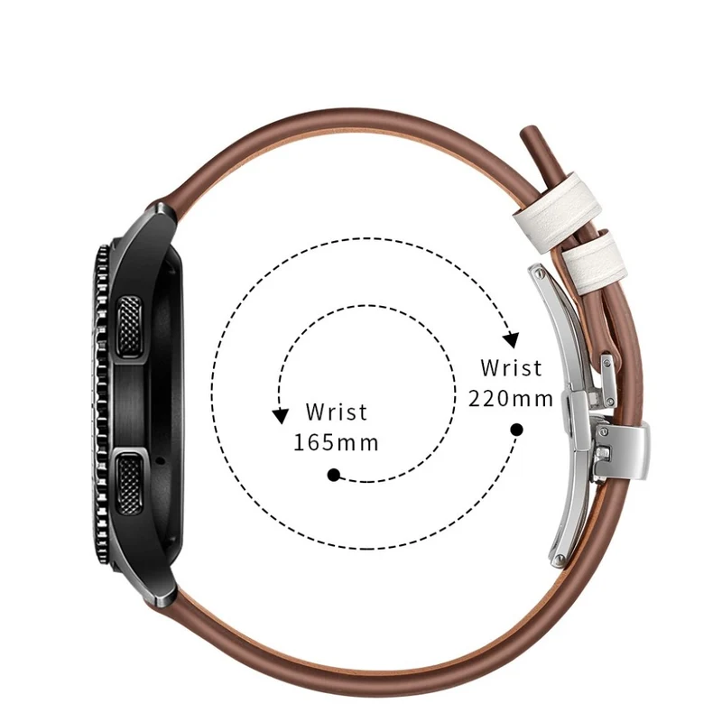 Samsung Gear S3 / Samsung Gear S3 Frontier Echtes Leder armband