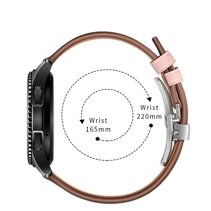 Samsung Gear S3 / Samsung Gear S3 Frontier Echtes Leder armband