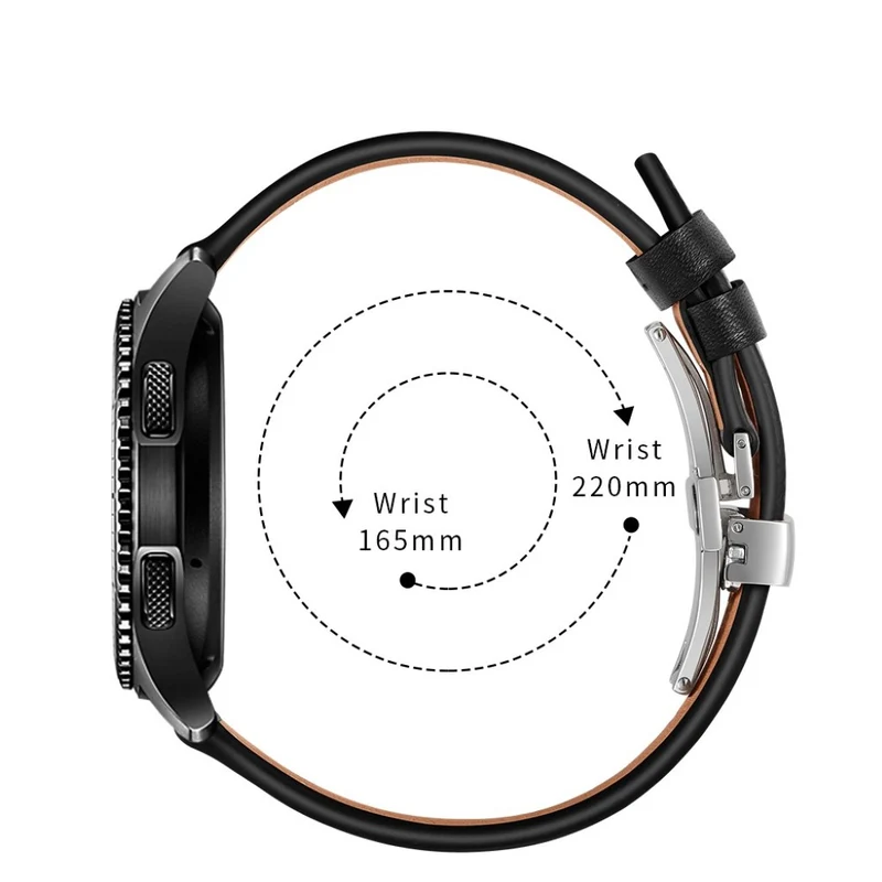 Samsung Gear S3 / Samsung Gear S3 Frontier Echtes Leder armband