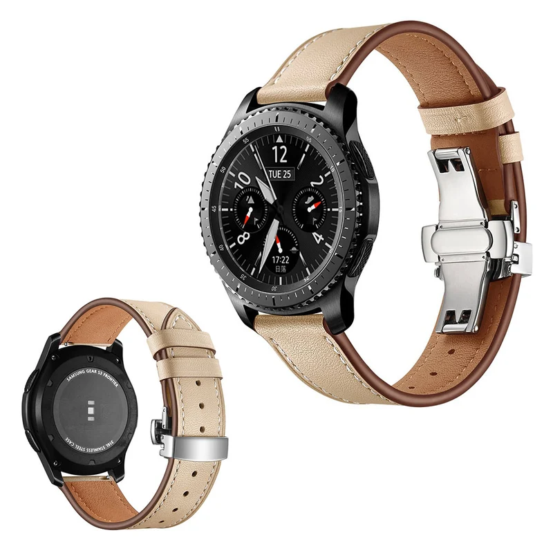 Samsung Gear S3 / Samsung Gear S3 Frontier Echtes Leder armband