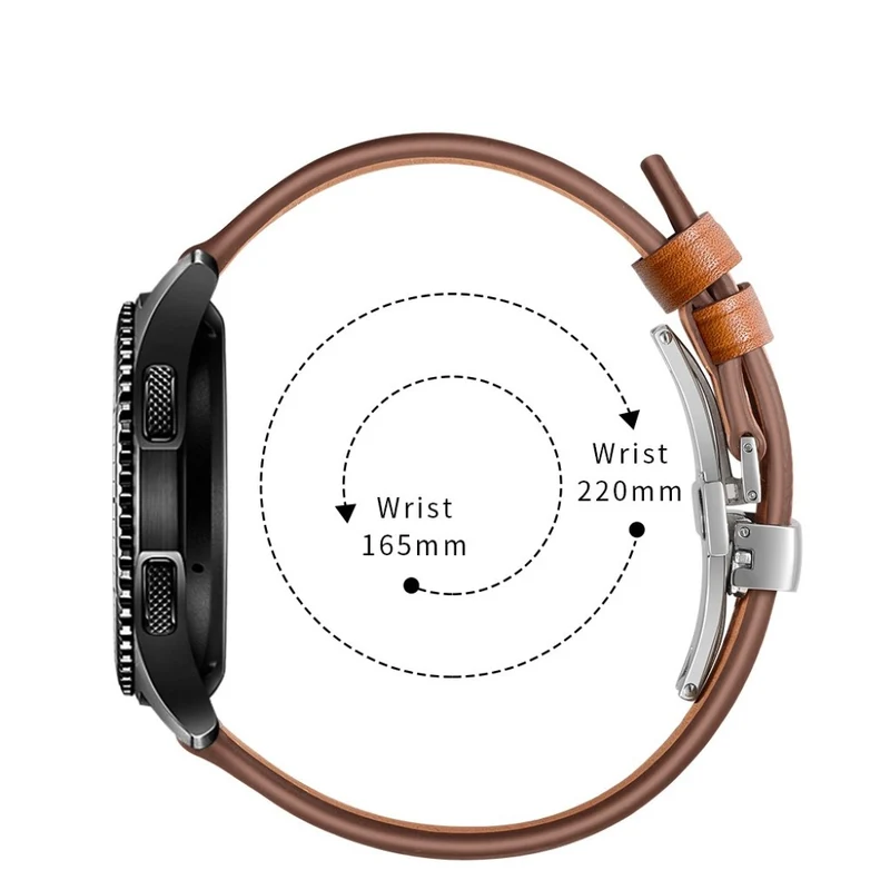 Samsung Gear S3 / Samsung Gear S3 Frontier Echtes Leder armband
