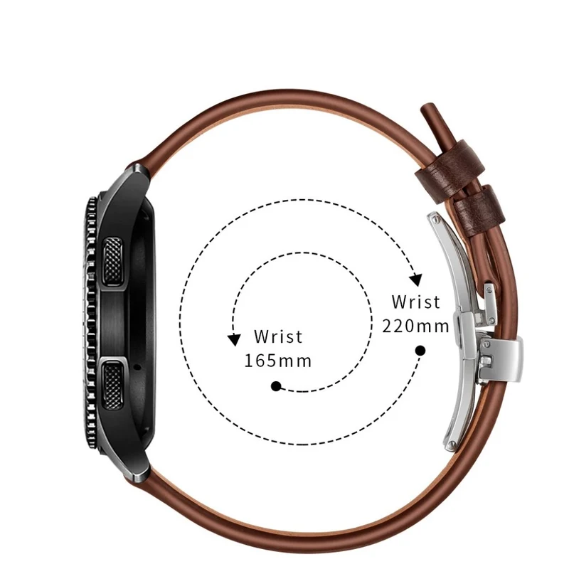 Samsung Gear S3 / Samsung Gear S3 Frontier Echtes Leder armband