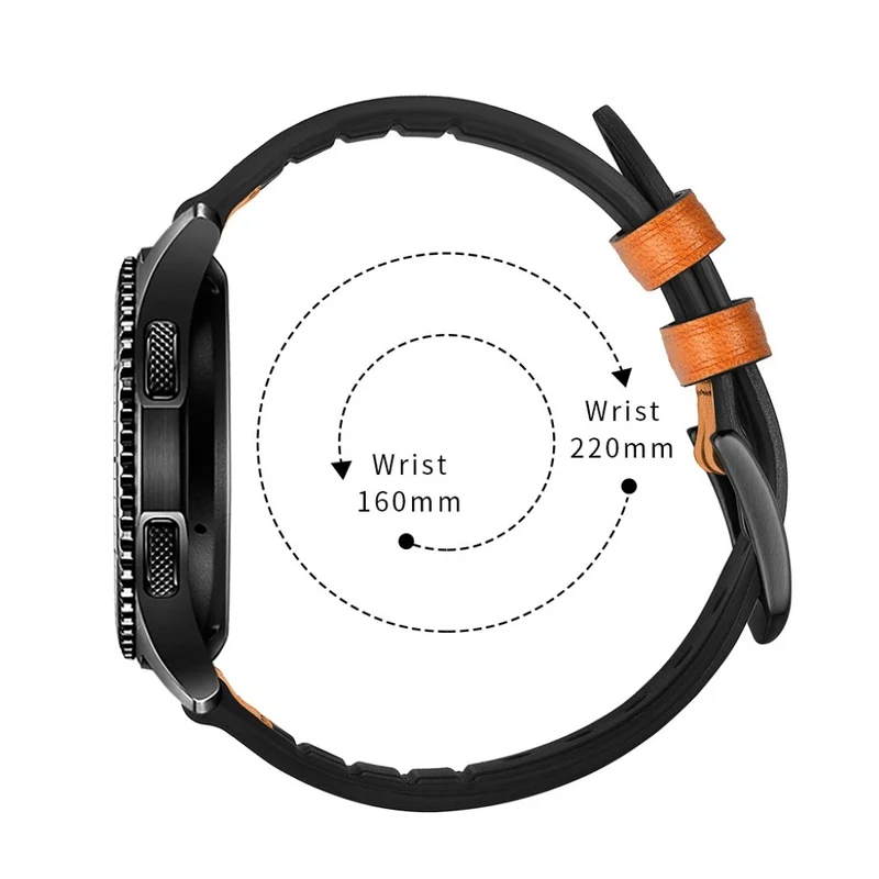 Samsung Gear S3 / Samsung Gear S3 Frontier Echtes Leder armband