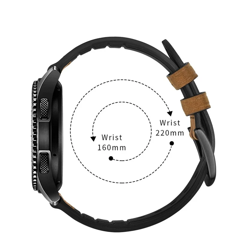 Samsung Gear S3 / Samsung Gear S3 Frontier Echtes Leder armband