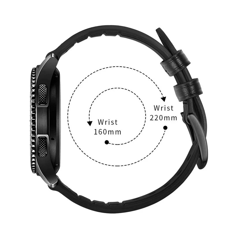 Samsung Gear S3 / Samsung Gear S3 Frontier Echtes Leder armband