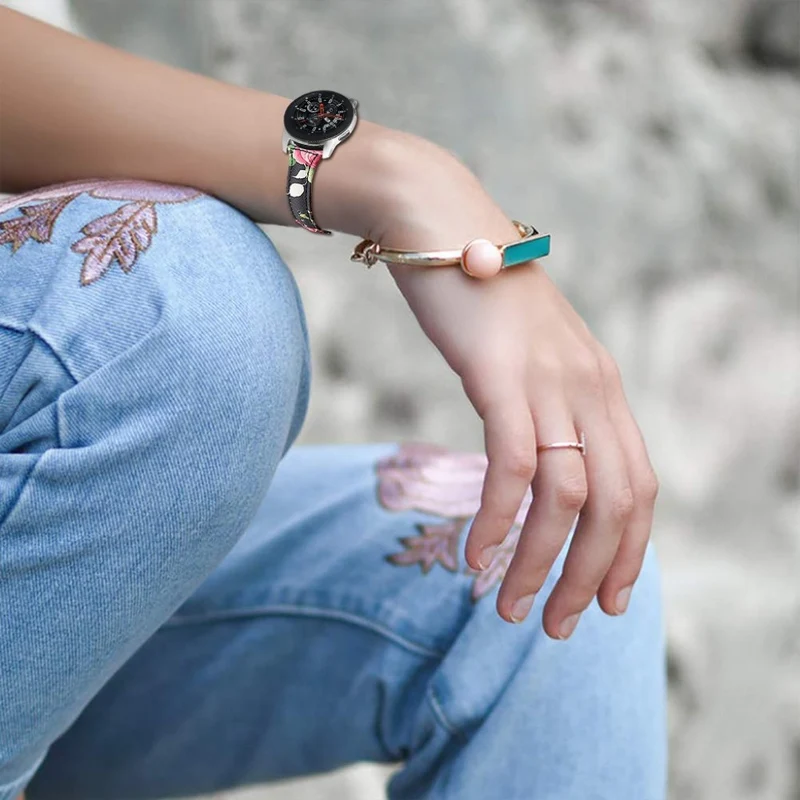 Super schön Samsung Gear S3 Frontier Echtes Leder armband