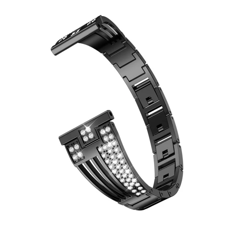 Samsung Gear S3 / Samsung Galaxy Watch (42mm) Metall und Strass armband