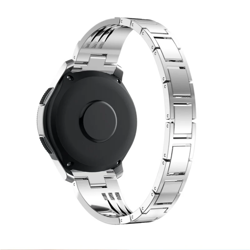 Samsung Gear S3 / Samsung Galaxy Watch (42mm) Metall und Strass armband