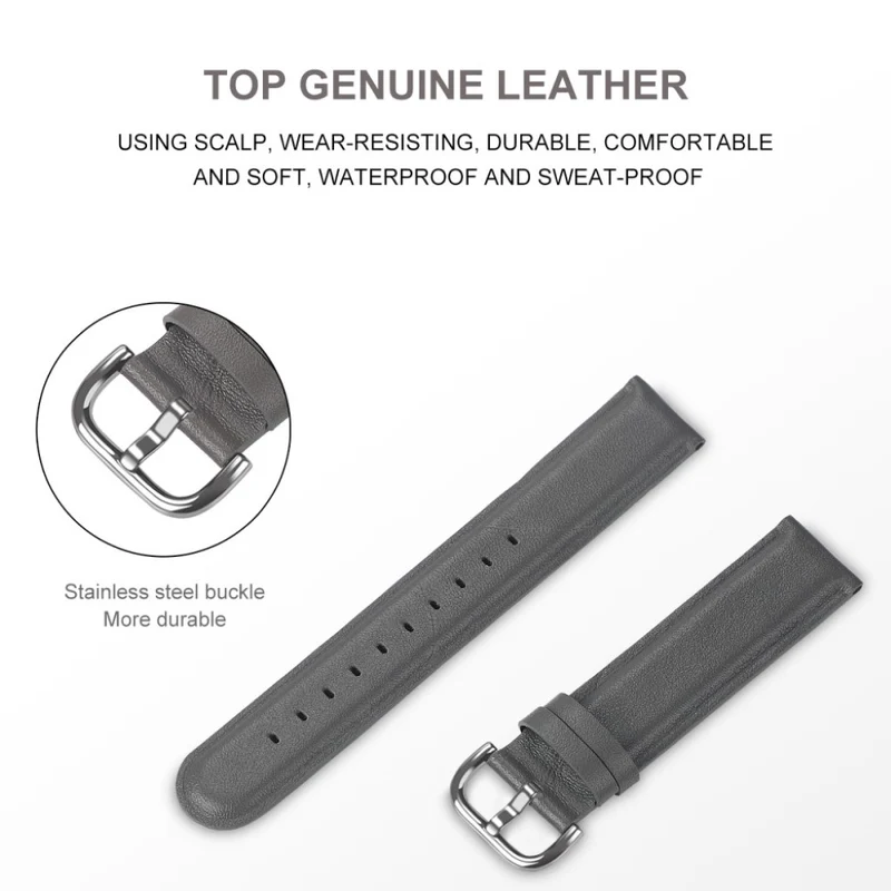 Stilvoll Samsung Galaxy Watch (42mm) Echtes Leder armband