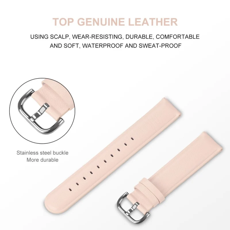Stilvoll Samsung Galaxy Watch (42mm) Echtes Leder armband
