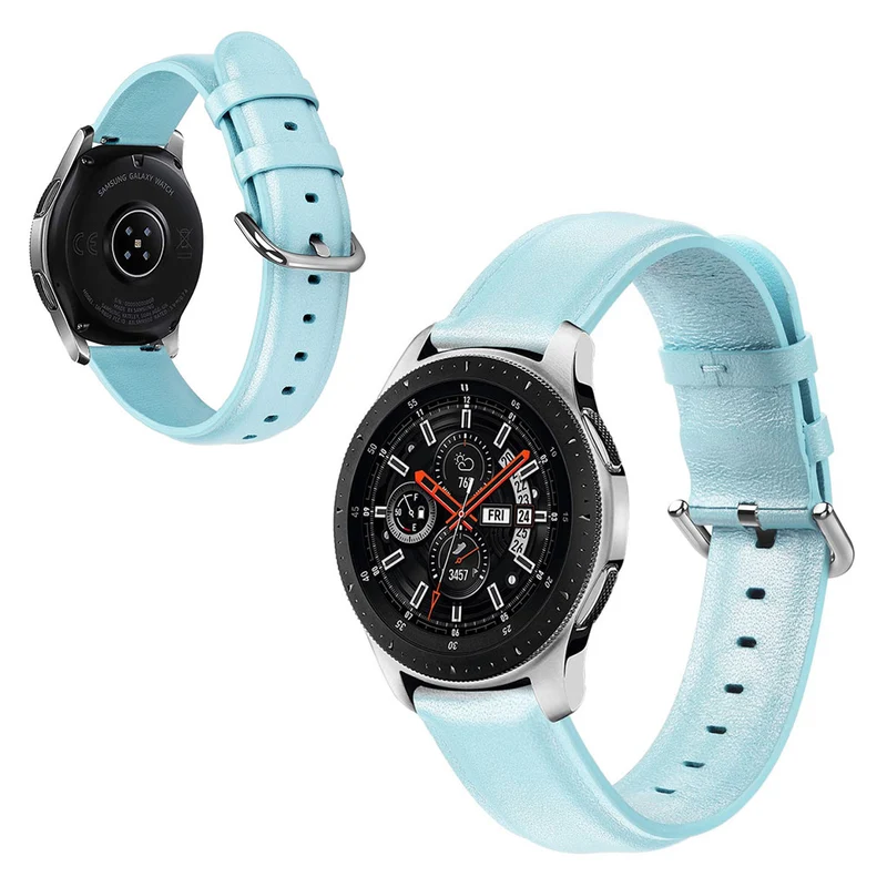 Stilvoll Samsung Galaxy Watch (42mm) Echtes Leder armband