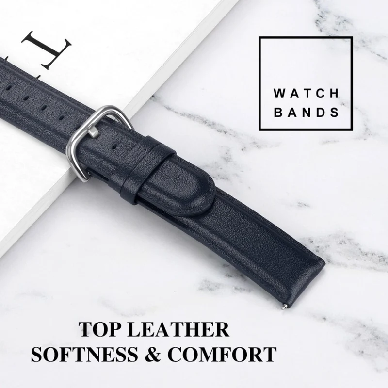 Stilvoll Samsung Galaxy Watch (42mm) Echtes Leder armband