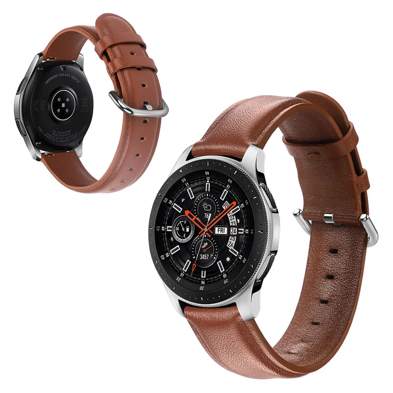 Stilvoll Samsung Galaxy Watch (42mm) Echtes Leder armband