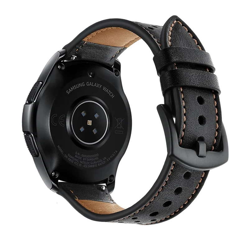 Mega gut Samsung Galaxy Watch (42mm) Echtes Leder armband