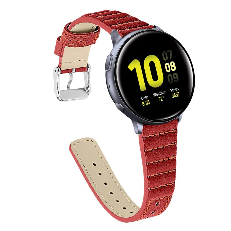 Robust Samsung Galaxy Watch (42mm) Echtes Leder armband
