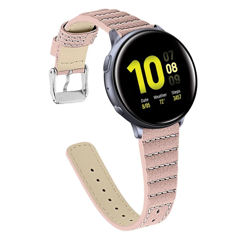 Robust Samsung Galaxy Watch (42mm) Echtes Leder armband