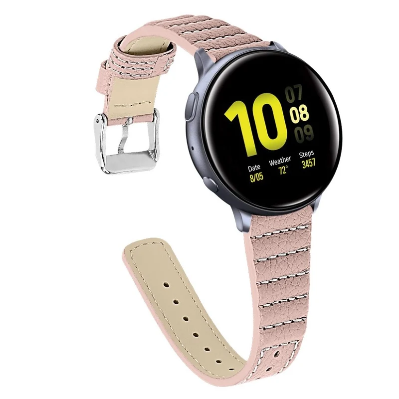 Robust Samsung Galaxy Watch (42mm) Echtes Leder armband