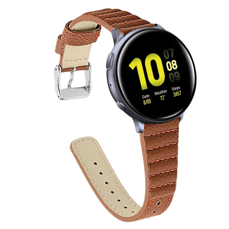 Robust Samsung Galaxy Watch (42mm) Echtes Leder armband