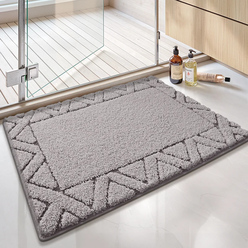 Absorbierender geometrischer Muster-Badematte