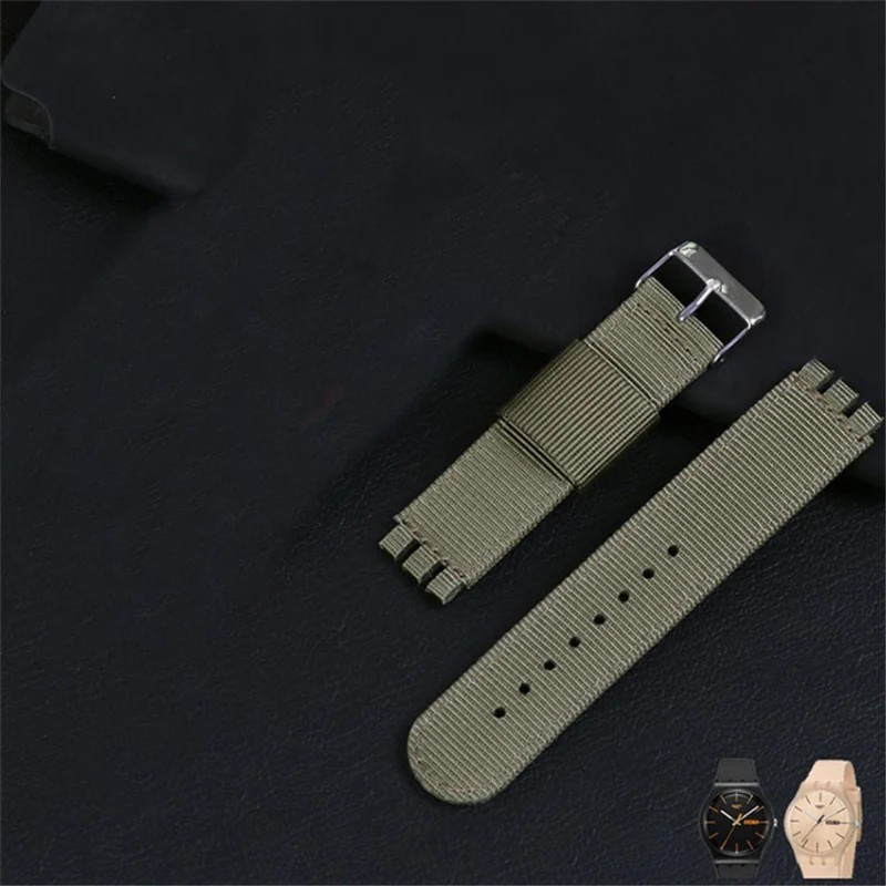 Bequem 17mm Textil / Nylon armband