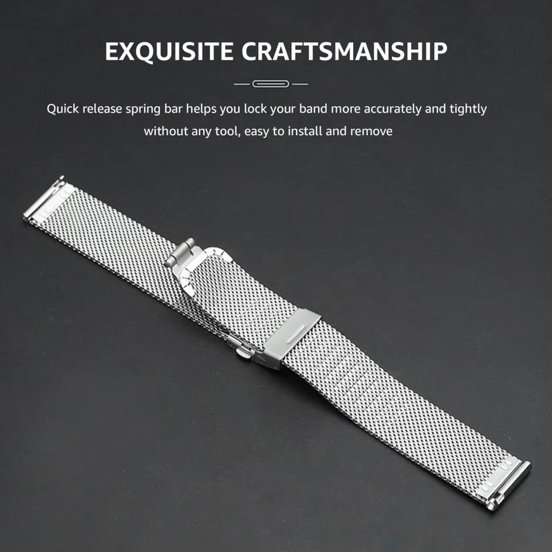 Mega stylisch 22mm Metall armband