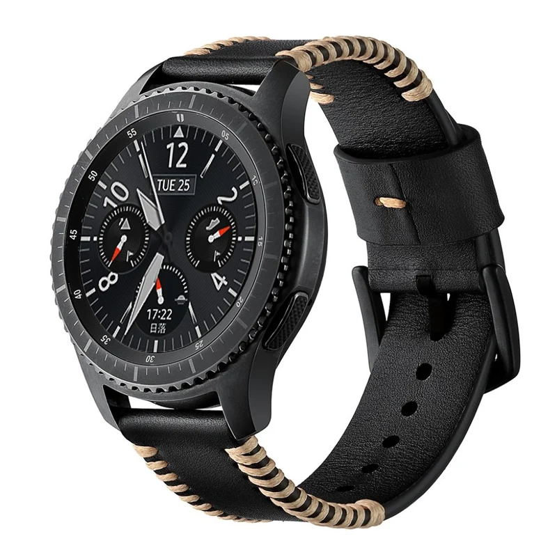 Sehr stilvoll Samsung Gear S3 Frontier Echtes Leder armband