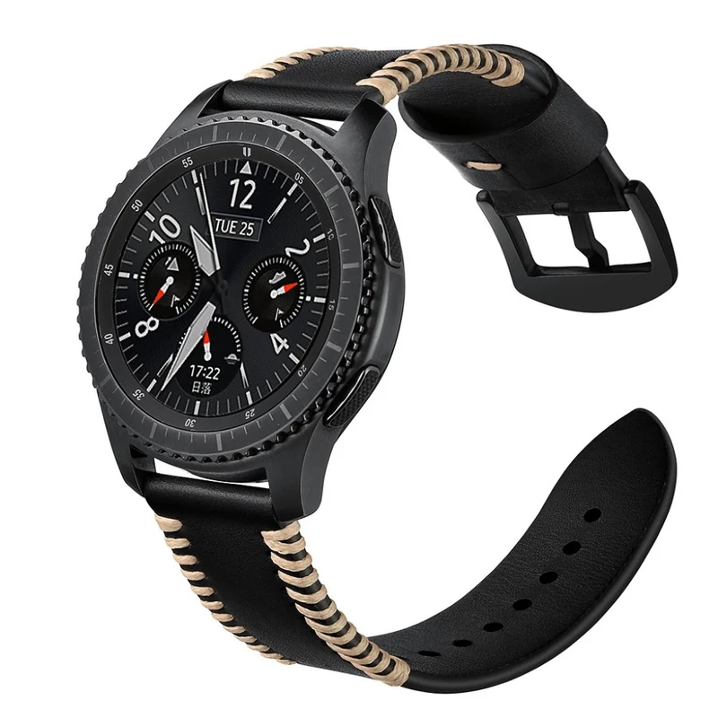 Sehr stilvoll Samsung Gear S3 Frontier Echtes Leder armband